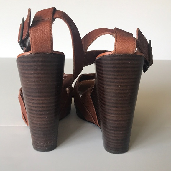 Ralph Lauren Leather Wedges - Picture 3 of 7